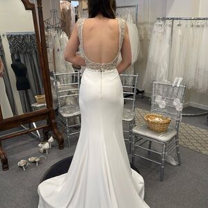 Pronovias Orsola Elegant White Wedding Dress NWT